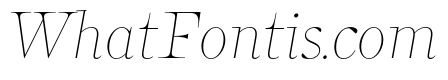 Bomboniere Hairline Italic