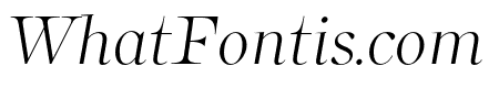 Bomboniere Light Italic