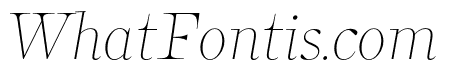 Bomboniere Thin Italic