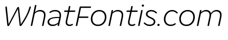 Cupidus Extralight Italic