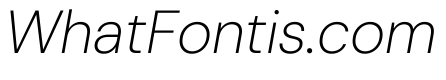 DM Sans 18pt ExtraLight Italic