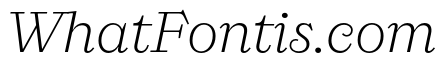Ernst Light Italic