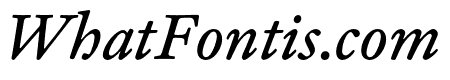 Adobe Kis Caption Italic