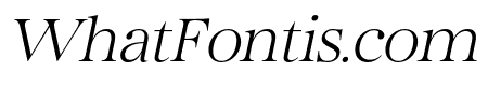 Bailsun Serif ExtLt Ita