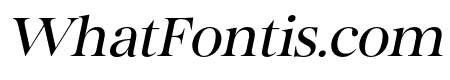 Bailsun Serif Italic