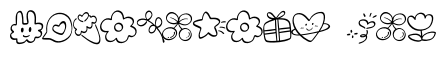 Cute decorative flower
