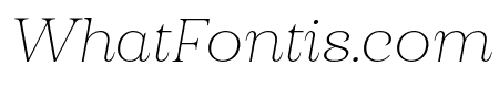 Gilded Masting Thin Italic