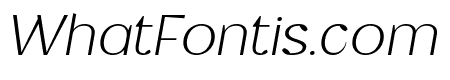 Kingcup ExtraLight Italic