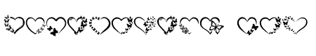 Love butterfly heart