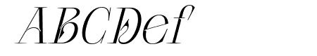 CF Morgause Light Italic