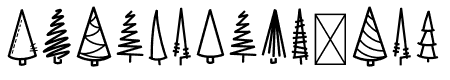 KL Oh Christmas Tree Doodles