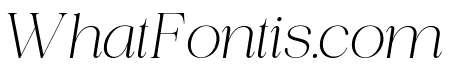 Piloner Extra Light Italic