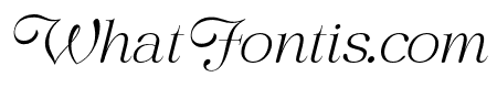 Regal Legacy Thin Italic