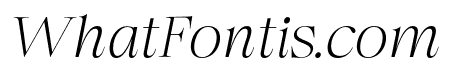 Regalia serif Italic