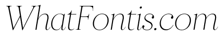 Ringle Thin Italic