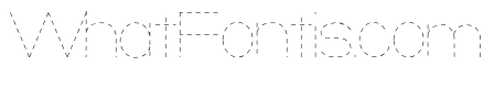 Thin Dotted Font Regular