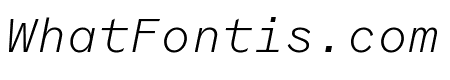 Coordinates Variable Light Italic