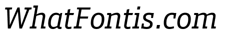 Enra Slab Variable Italic