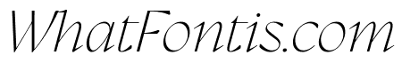 Gyst Variable Light Italic