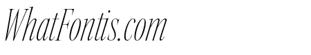 Kepler 3 VF Display Extra Condensed Extra Light Italic