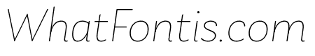 Laca Pro VF ExtraLight Italic