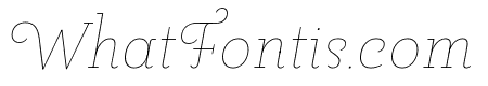 Pauline Didone Variable Italic Thin Italic