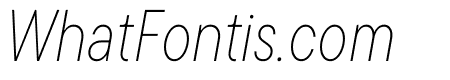 TT Commons Pro Trial Condensed Thin Italic