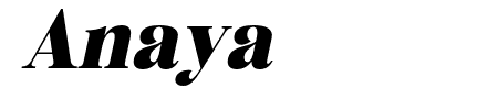 Akiho Faranea Black Italic