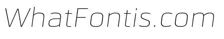 JP Alva Expanded Thin Italic