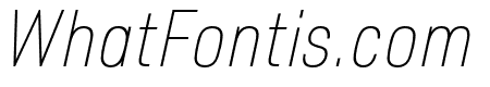 Pulse JP Condensed Thin Italic