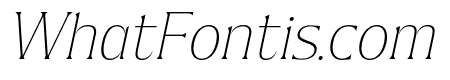 Rega Pira Thin Italic