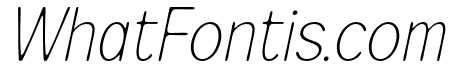 Sroal Modrow Thin Italic