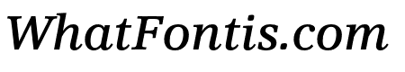 Vernacular Clarendon Medium Italic