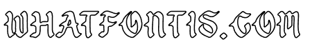 Vorged Outline Blackletter
