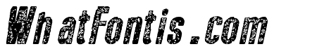 New Press Eroded Bold Italic