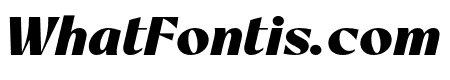 Artezy Extra Bold Italic