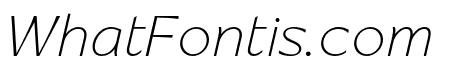 Artezy Thin Italic