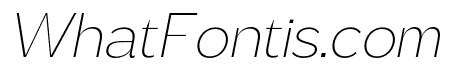 Brosko-ExtraLightItalic