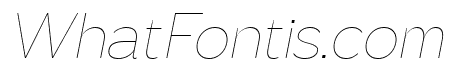Brosko Thin Italic