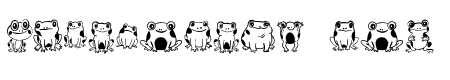 Cute frog doodle