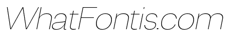 Degitan Thin Italic