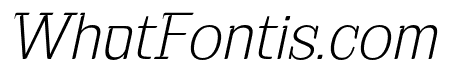 Euraliax Extra Light Italic