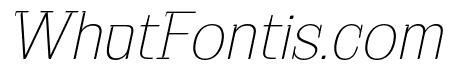 Euraliax Thin Italic