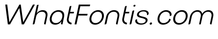 wildborn Light Italic