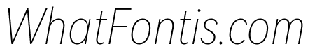 HarmonyOS Sans Condensed Thin Italic