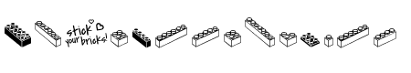 The One & Only BRICK Font b