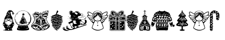 Christmas Carol Symbols Regular