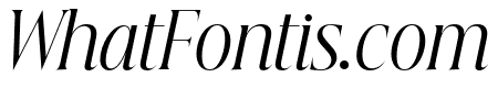 Beautique Display Condensed Light Italic
