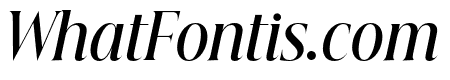 Beautique Display Condensed Medium Italic