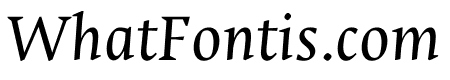 Ancizar Serif Italic